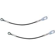 DURAFORCE Tailgate Tail Gate Cables Set For 1995-2004 Toyota Tacoma Driver and Passenger