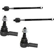 DURAFORCE Tie Rod End Set For 2015-2021 Chevrolet Colorado GMC Canyon Front Inner & Outer
