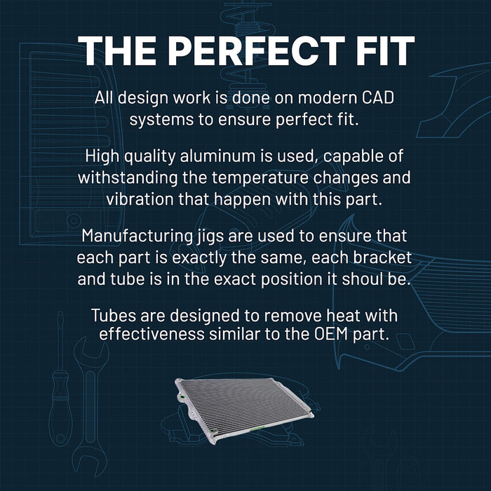 DURAFORCE A/C Condenser For 2005-2012 Ford Escape 06-11 Mercury Mariner Hybrid 6M6Z19712A