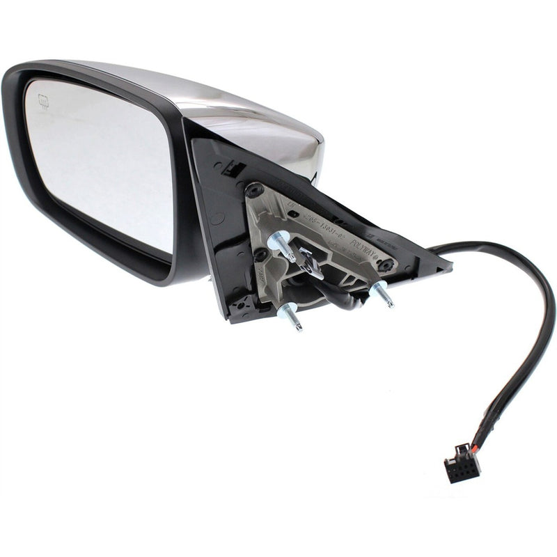 DURAFORCE Power Mirror For 2011-18 Chrysler 300 Driver Side Manual Folding Heated Chrome