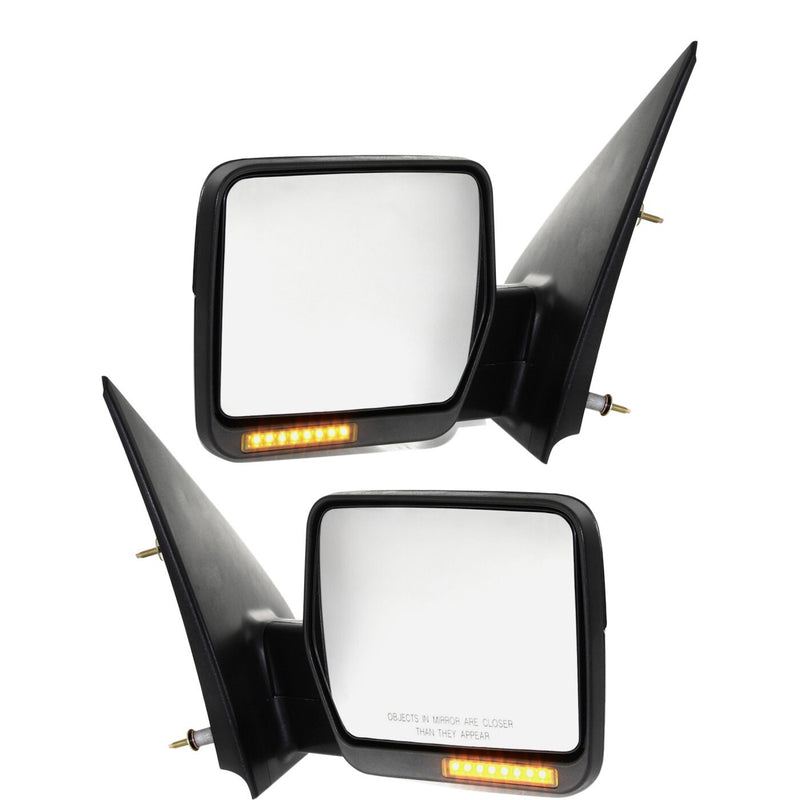 DURAFORCE For 04-06 Ford F150 Pickup Power Heated Signal Side View Mirrors LH+RH Pair