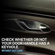 DURAFORCE Interior Door Handle For 2011-2015 Kia Sorento Front or Rear Driver Side Chrome