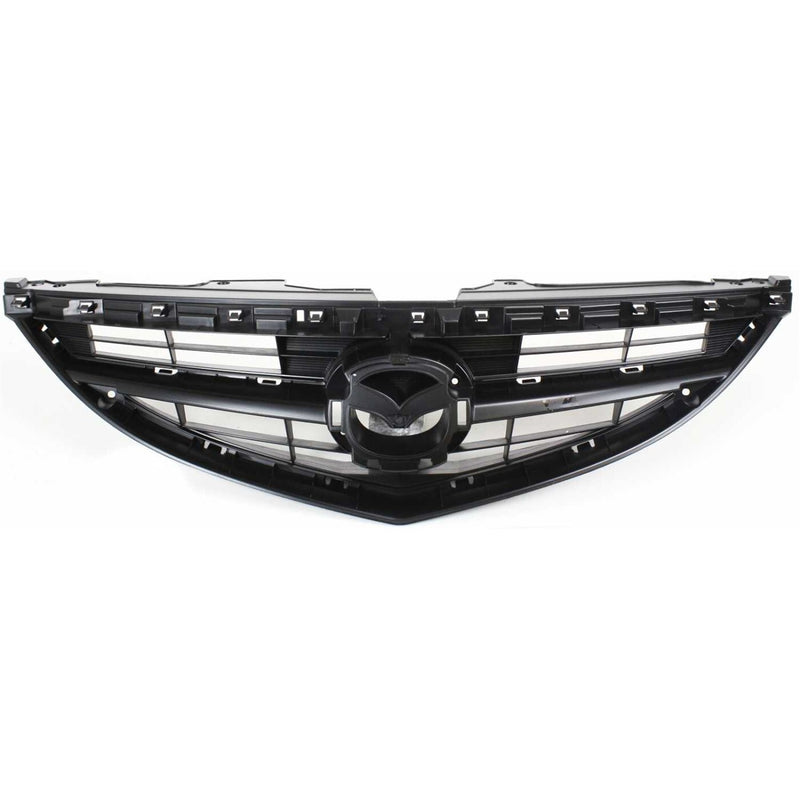 DURAFORCE Grille For 2009-2013 Mazda 6 Textured Black Shell and Insert