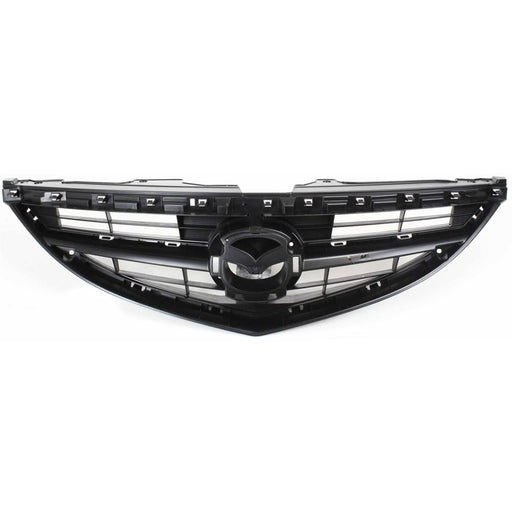 DURAFORCE Grille For 2009-2013 Mazda 6 Textured Black Shell and Insert