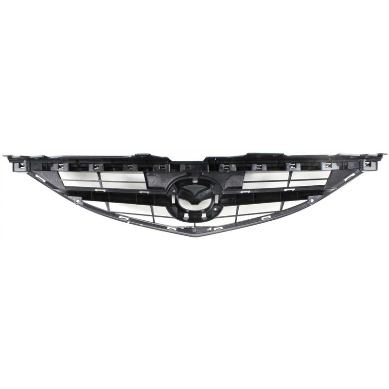 DURAFORCE Grille For 2009-2013 Mazda 6 Textured Black Shell and Insert