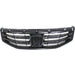 DURAFORCE Front Bumper Cover Kit For 2011-2012 Honda Accord Sedan With Grille Assembly