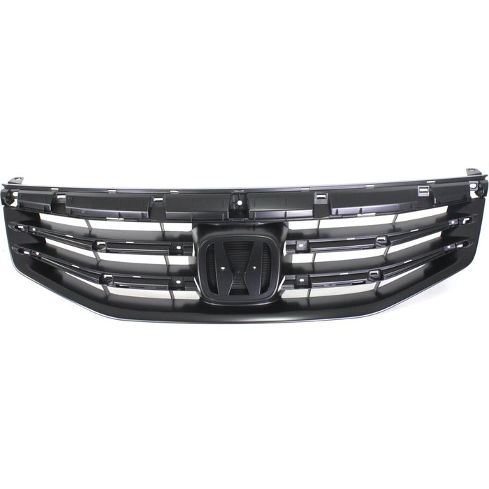DURAFORCE Front Bumper Cover Kit For 2011-2012 Honda Accord Sedan With Grille Assembly