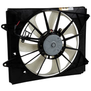 DURAFORCE Radiator Cooling Fan Assembly For 2011-2023 Honda Odyssey Driver Single Fan