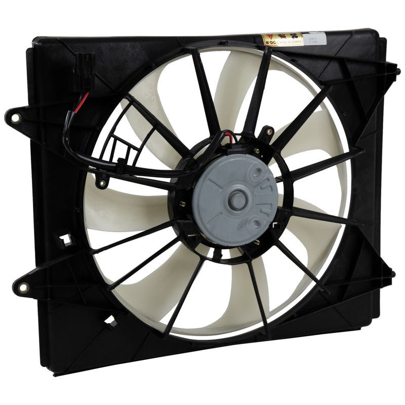 DURAFORCE Radiator Cooling Fan Assembly For 2011-2023 Honda Odyssey Driver Single Fan