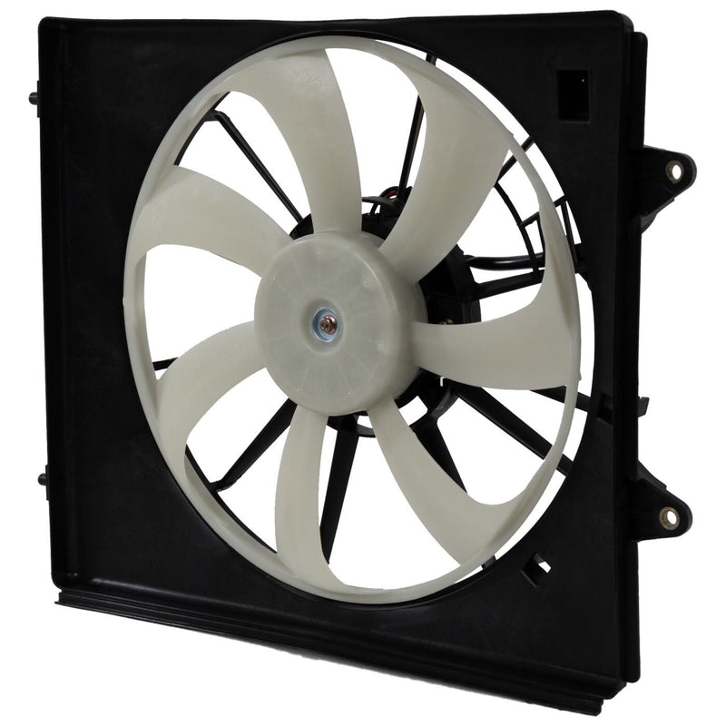 DURAFORCE Radiator Cooling Fan Assembly For 2011-2023 Honda Odyssey Driver Single Fan
