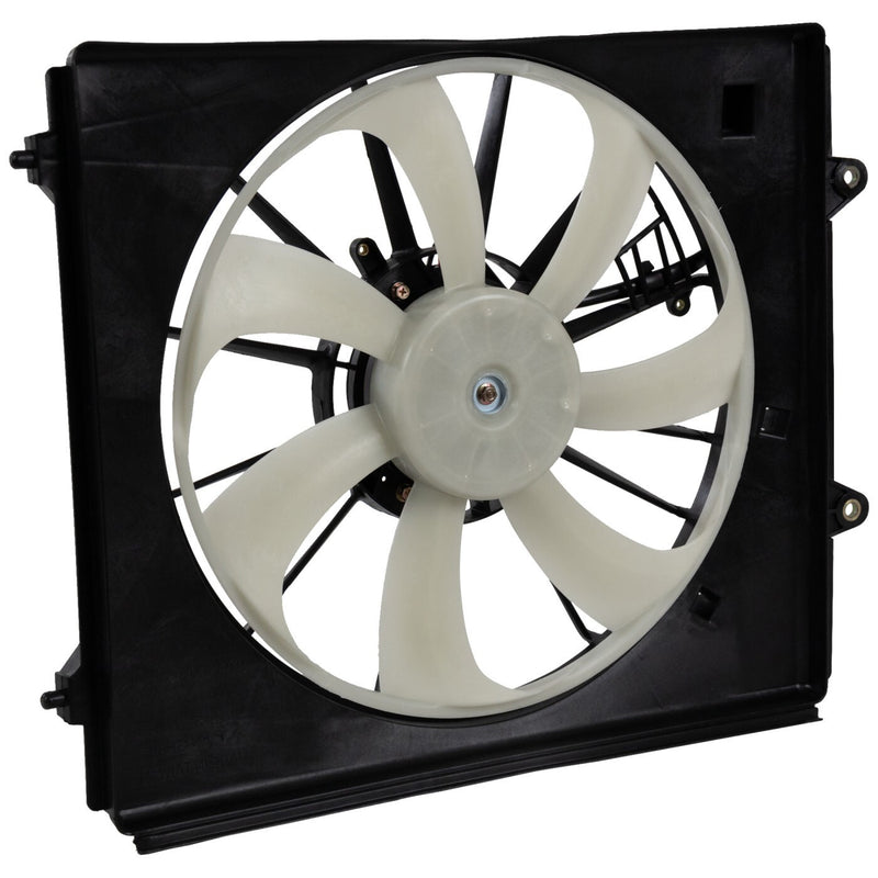 DURAFORCE Radiator Cooling Fan Assembly For 2011-2023 Honda Odyssey Driver Single Fan