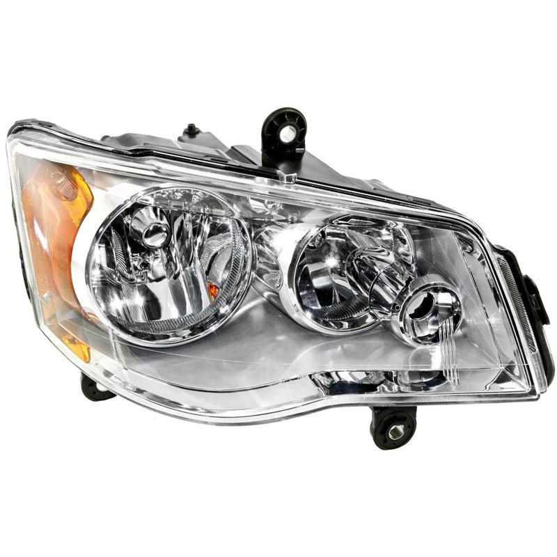 DURAFORCE Headlight LH and RH For 11-20 Dodge Grand Caravan 08-16 Chrysler Town & Country