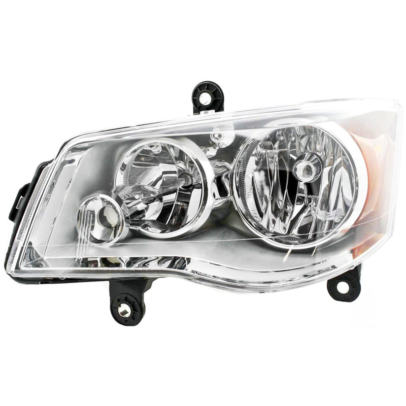 DURAFORCE Headlight LH and RH For 11-20 Dodge Grand Caravan 08-16 Chrysler Town & Country