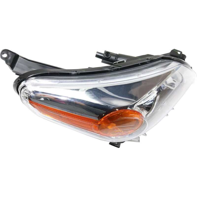 DURAFORCE Headlight Set For 2008-2012 Scion xD Driver and Passenger Side CAPA Clear Lens