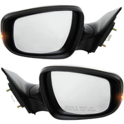 DURAFORCE Set Of 2 Mirror Power For 2011-2013 Hyundai Elantra Left Right With Signal Light