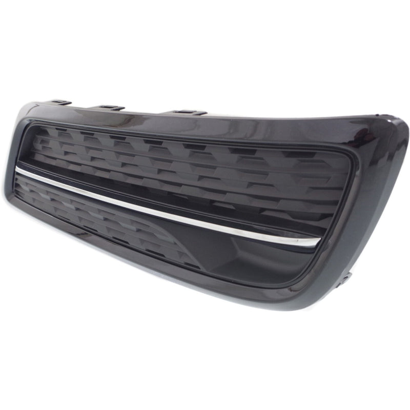 DURAFORCE Fog Light Cover For 2014-2016 Acura MDX Black and Chrome Front Passenger Side