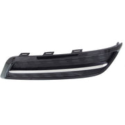 DURAFORCE Fog Light Cover For 2014-2016 Acura MDX Black and Chrome Front Passenger Side