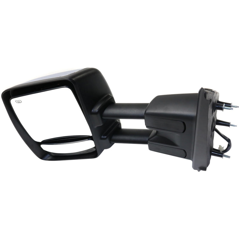 DURAFORCE Left Side Mirror For 2012-2021 Nissan NV1500 NV2500 NV3500 Power Heated Chrome