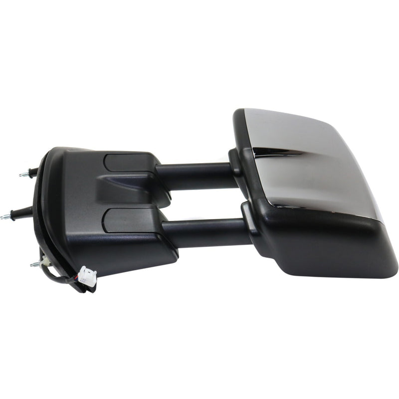 DURAFORCE Left Side Mirror For 2012-2021 Nissan NV1500 NV2500 NV3500 Power Heated Chrome