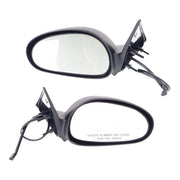 DURAFORCE Set Of 2 Mirror Power For 1996-1998 Ford Mustang Left And Right Black