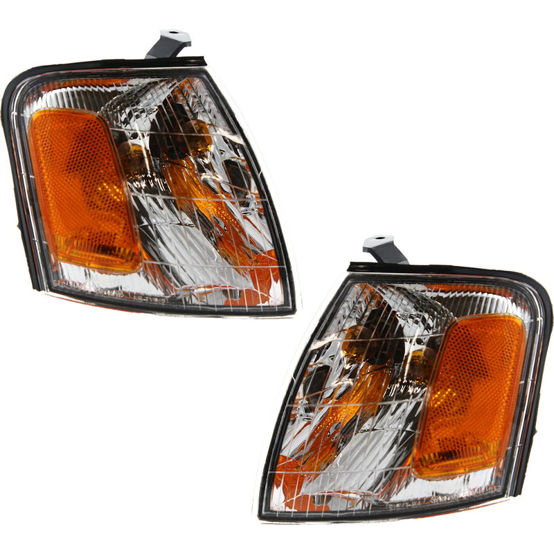 DURAFORCE Corner Light Set For 1998-99 Toyota Avalon Driver and Passenger Side With bulbs
