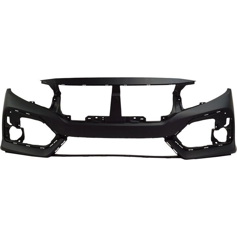 DURAFORCE 04711TGGA00ZZ New Bumper Cover Fascia Front for Honda Civic 2017-2019