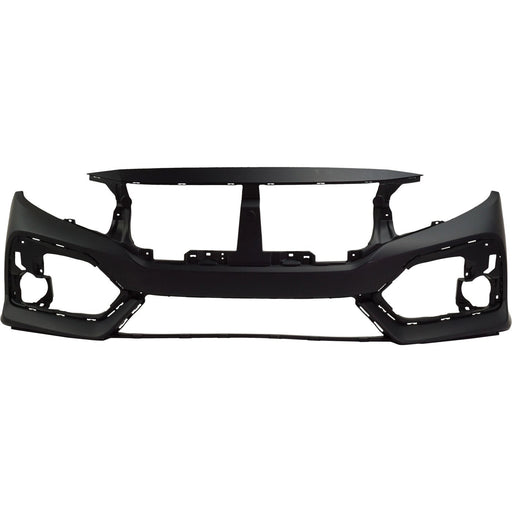 DURAFORCE 04711TGGA00ZZ New Bumper Cover Fascia Front for Honda Civic 2017-2019