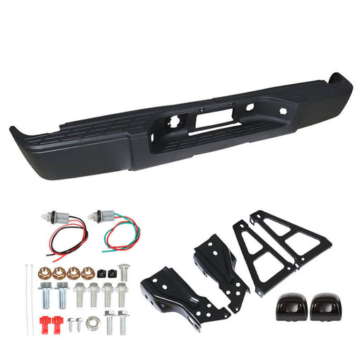 DURAFORCE Complete Rear Bumper Cover For 2007-2013 Chevy Silverado GMC Sierra1500