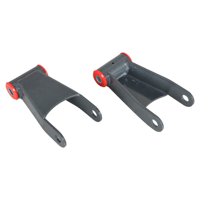 DURAFORCE 2" Rear Drop Lowering Shackle Kit For 1999-07 Ford F250 F350 Super Duty