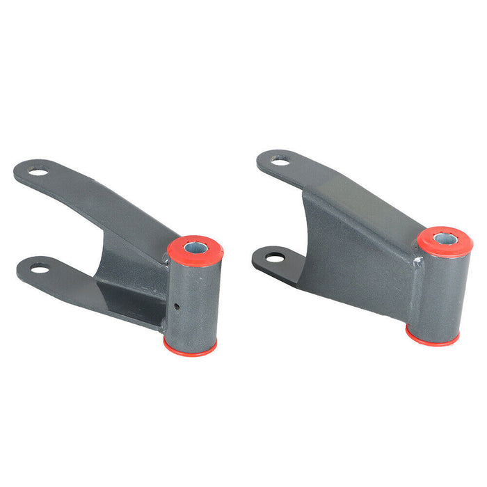 DURAFORCE 2" Rear Drop Lowering Shackle Kit For 1999-07 Ford F250 F350 Super Duty