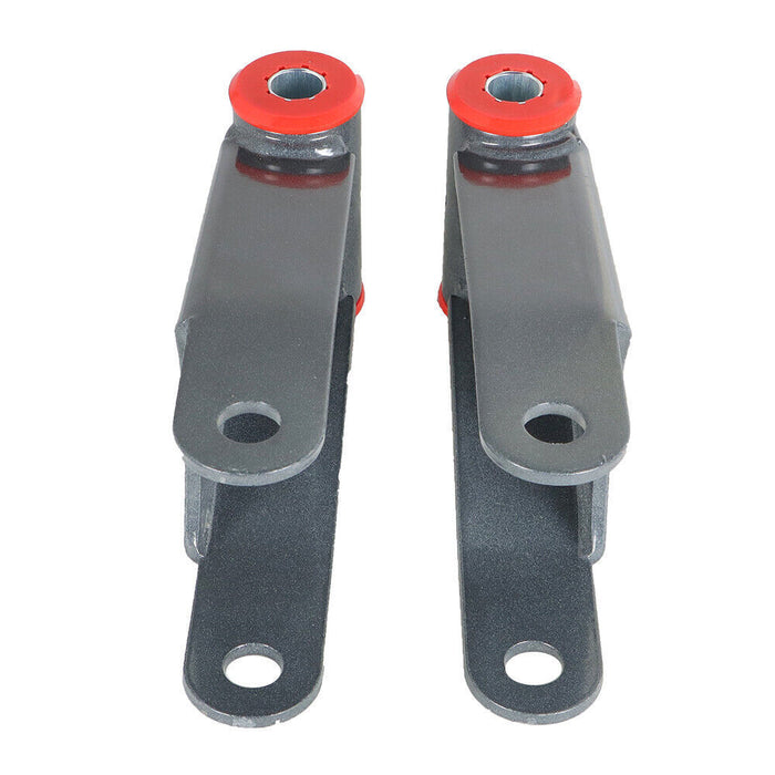 DURAFORCE 2" Rear Drop Lowering Shackle Kit For 1999-07 Ford F250 F350 Super Duty