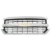 DURAFORCE Front Bumper Grille For 2016-2018 Chevrolet Silverado 1500 W/Chrome Trim