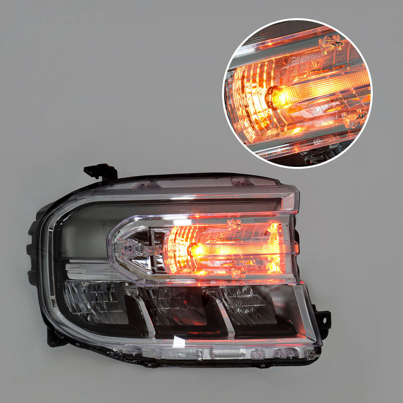 DURAFORCE Right LED Headlight Chrome W/LED DRL For 2022-2024 Ford Maverick Lariat