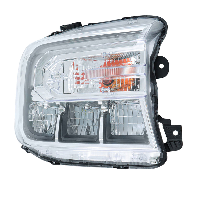 DURAFORCE Right LED Headlight Chrome W/LED DRL For 2022-2024 Ford Maverick Lariat