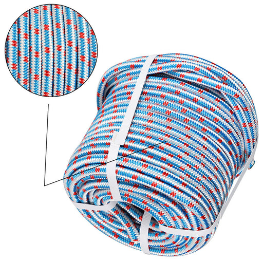 DURAFORCE 1/2" × 100' Arborist Tree Climbing Rope 16 Strand Braided Nylon Core Polyester