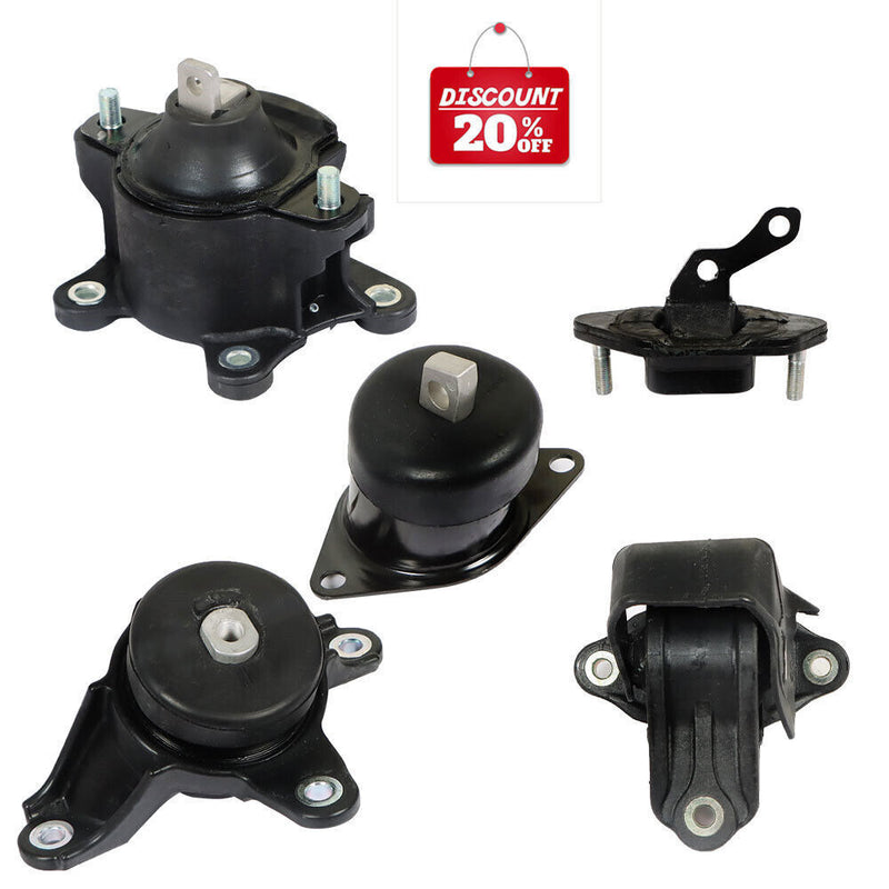 DURAFORCE Engine Motor Trans Mount Set For 2008-2011 Honda Accord Acura TSX 2.4L
