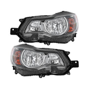 DURAFORCE LH+RH Headlight For 2012-15 Subaru Impreza &13-16 Crosstrek Halogen Pair
