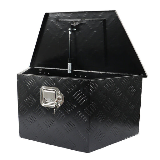 DURAFORCE 26"X13.3"X12" Aluminum Tongue Tool Box Truck Trailer Bed Storage Toolbox