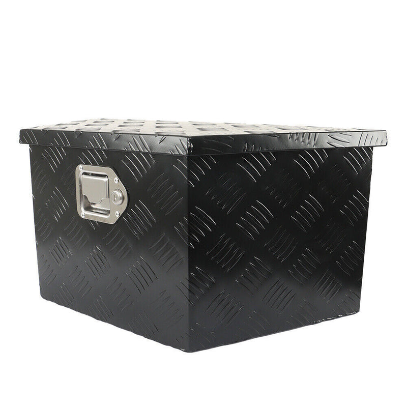 DURAFORCE 26"X13.3"X12" Aluminum Tongue Tool Box Truck Trailer Bed Storage Toolbox