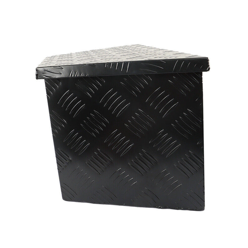 DURAFORCE 26"X13.3"X12" Aluminum Tongue Tool Box Truck Trailer Bed Storage Toolbox