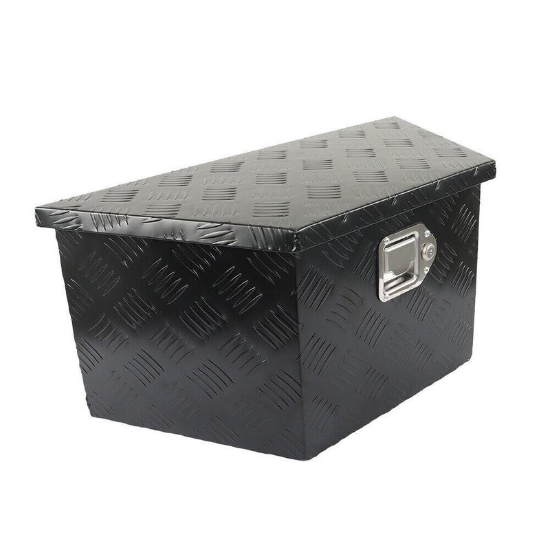 DURAFORCE 26"X13.3"X12" Aluminum Tongue Tool Box Truck Trailer Bed Storage Toolbox