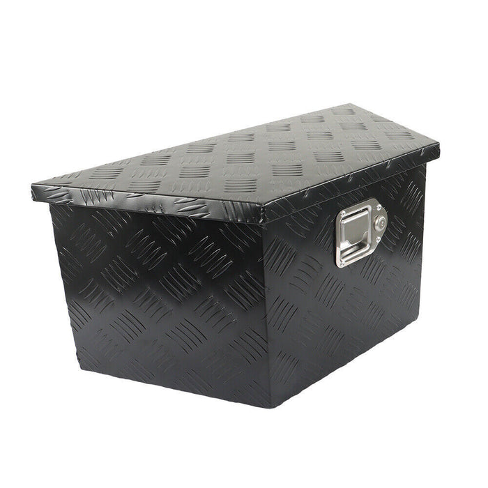 DURAFORCE 26"X13.3"X12" Aluminum Tongue Tool Box Truck Trailer Bed Storage Toolbox