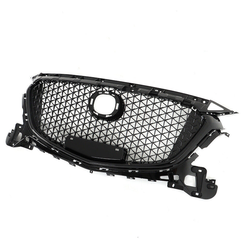 DURAFORCE Front Bumper Upper Grille Honeycomb Grill For Mazda 3 Axela 2017-2018