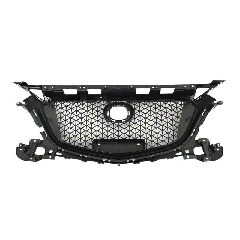 DURAFORCE Front Bumper Upper Grille Honeycomb Grill For Mazda 3 Axela 2017-2018
