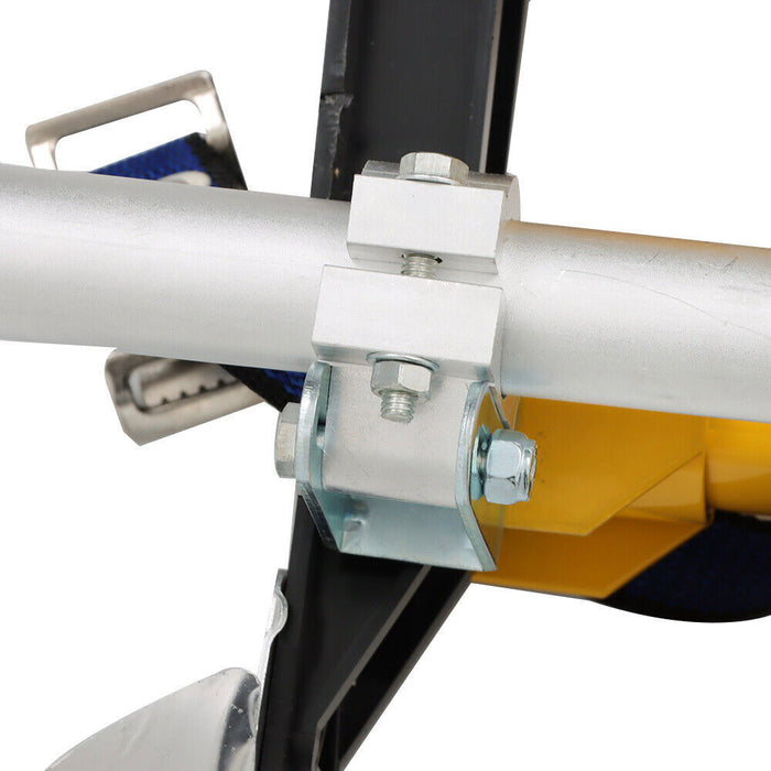 DURAFORCE 24"-40" Adjustable Drywall Stilts Aluminum Tool - Painting Painter Taping Yellow