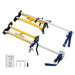 DURAFORCE 24"-40" Adjustable Drywall Stilts Aluminum Tool - Painting Painter Taping Yellow