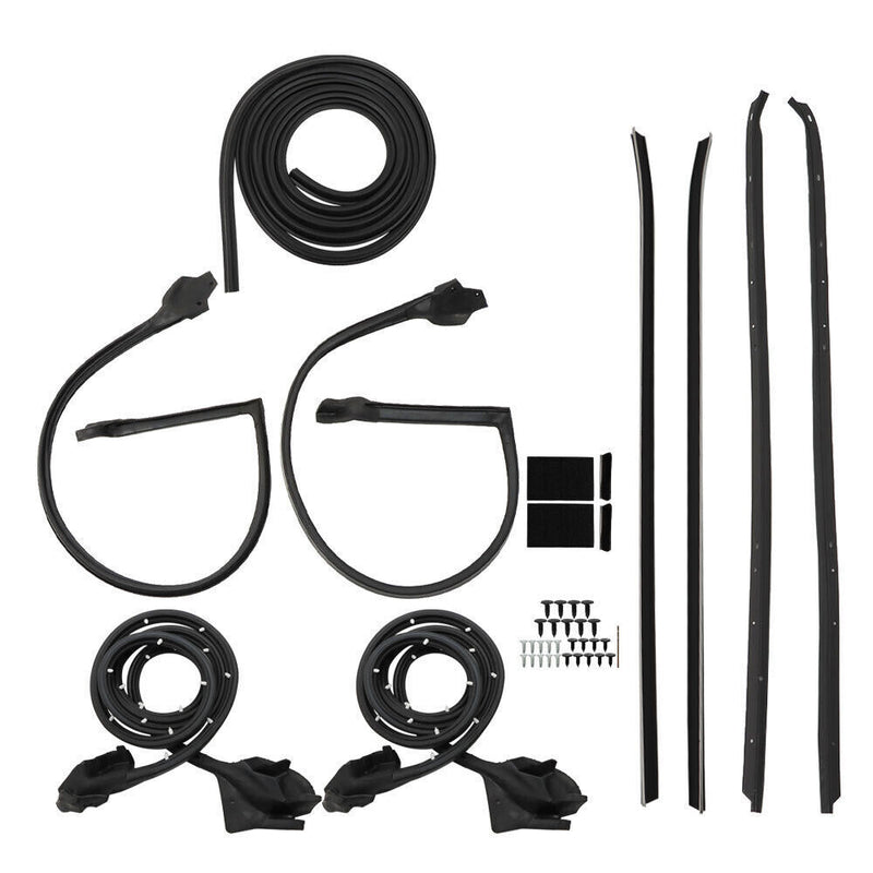DURAFORCE Roof Rail Window Door Trunk Seal Weatherstrip For 70-81 Camaro Firebird