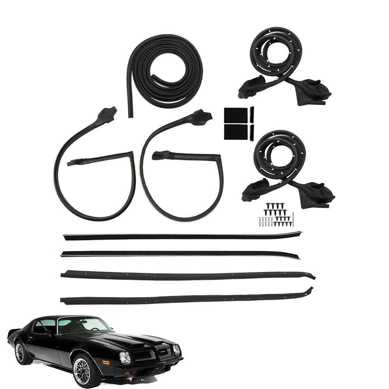 DURAFORCE Roof Rail Window Door Trunk Seal Weatherstrip For 70-81 Camaro Firebird