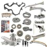 DURAFORCE For Ford Mazda Mercury V6 SOHC Timing Chain Kit w/Gears + Water Pump