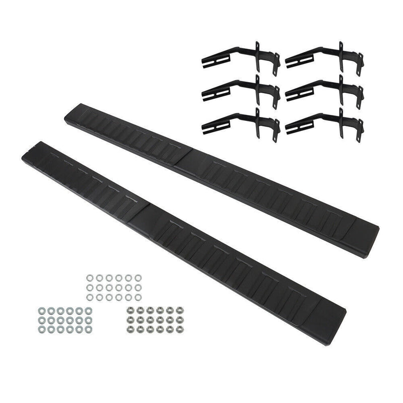 DURAFORCE Running Boards For 2015-2022 Ford Super Crew Cab 6" Side Step Nerf Bar